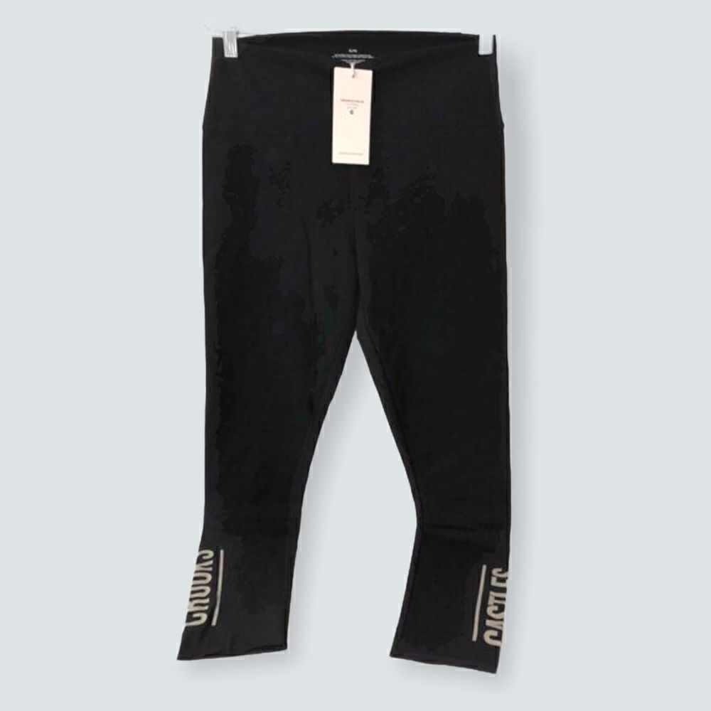 NWT CROOKS & CASTLES Women’s Black Leggings XL - Picture 5 of 5